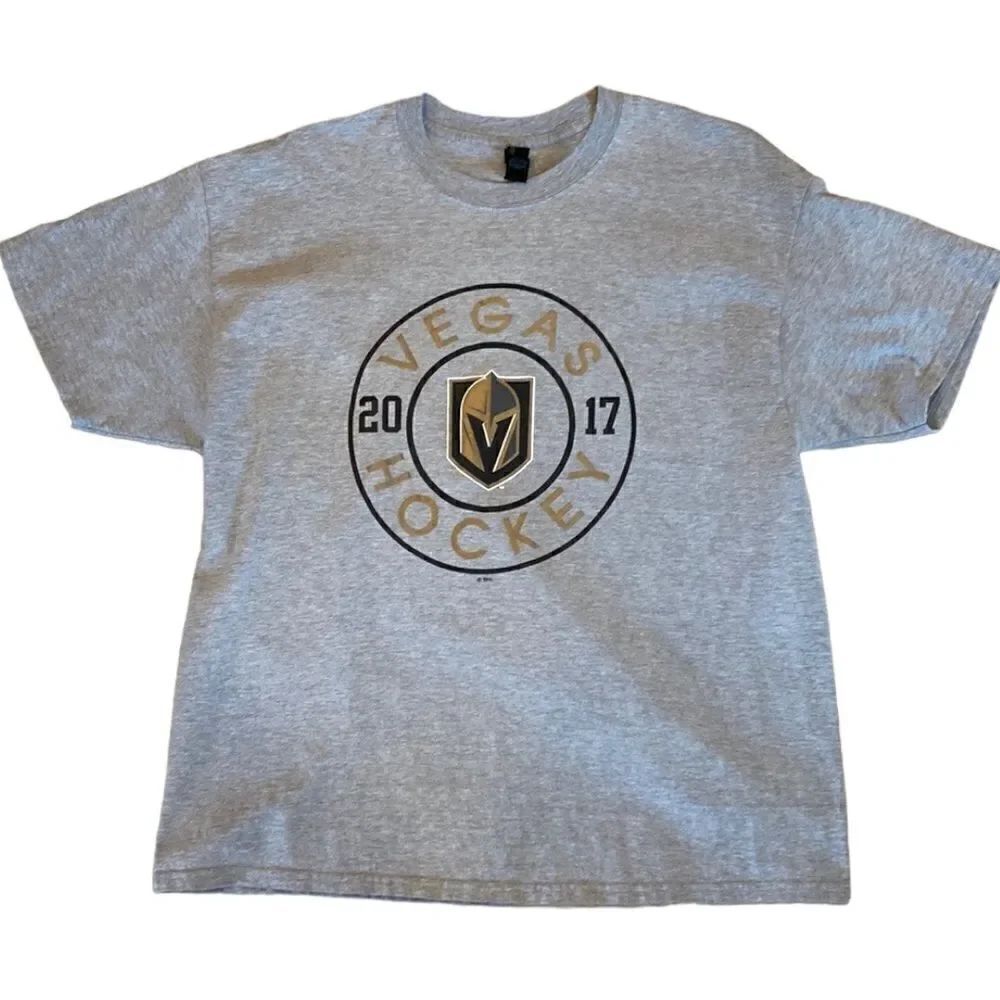 Hanes Vegas Golden Knights 2017 Inaugural Year Men’s Tee Shirt Beefy XL